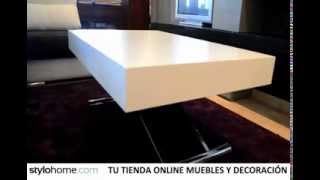 Mesa de centro automática elevable y extensible [upl. by Ozen868]