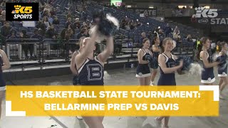 HS Basketball State Tourney Bellarmine Prep vs Davis 4A Girls [upl. by Gilba]