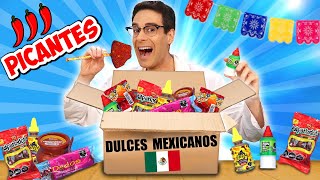 Probando DULCES MEXICANOS PICANTES 🔥 [upl. by Irita]