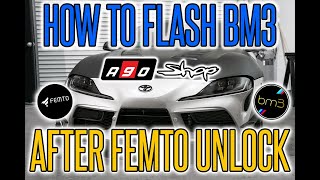 Flashing BM3 After a Femto Unlock w A90 Shop [upl. by O'Donoghue]