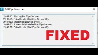 One way to fix the error  quotfailed to start battleye service 0quot [upl. by Laird]