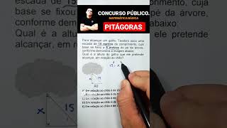 PITÁGORAS em CONCURSO PÚBLICO shortssprintbrasil [upl. by Chambers549]