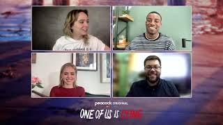 Instinct Interview with Jess McLeod Chib Uche amp Annalisa Cochrane One of Us Is Lying Season 2 [upl. by Hakon610]