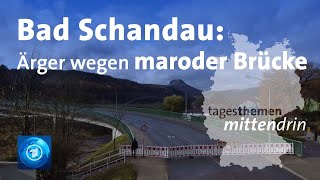 Bad Schandau Marode Brücke sorgt für Ärger  tagesthemen mittendrin [upl. by Prouty675]