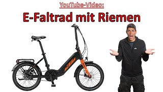 KTM Macina Fold 20 Zoll mit Riemenantrieb und Bosch Mittelmotor [upl. by Frendel]