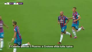 Il Catania attende il Picerno a Crotone sfida tutta irpina [upl. by Chelsea405]