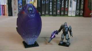 Halo Mega Bloks 96928 Covenant Drop Pod Elite Ultra Review [upl. by Inglis95]