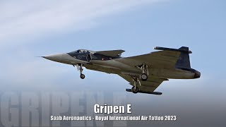 Gripen E  Saab JAS39E Gripen  Royal International Air Tattoo 2023 [upl. by Ahsaekal]