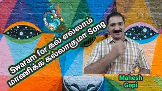 Swaram for Kallellam Manikka Kallaguma Song  Aalaya Mani Film [upl. by Buck]