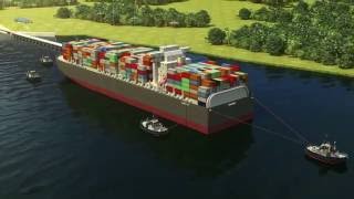 Overview of the new Panama Canal expansion [upl. by Aicad]