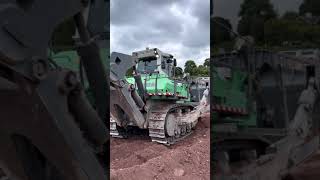 Big Liebherr Dozer Pushing and Ripping shorts [upl. by Aynatahs813]