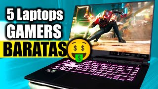 ¡TOP 5 mejores LAPTOPS GAMER BARATAS del 2024 🤑 [upl. by Volney328]