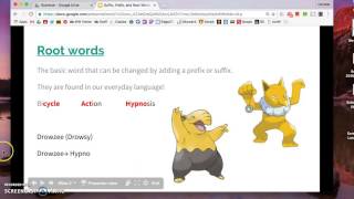 Prefixes root words and suffixes [upl. by Alakam]