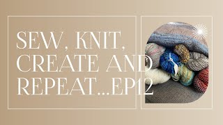 Knitting podcast episode 12   Lace and fade Boxy top Kuutar and some spinning [upl. by Eioj]