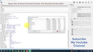 Sparx Neo 8 Dump Firmware Scatter File Read By Pandora Box  Sparx Neo 8 Dead Fix  Sparx Neo 8 frp [upl. by Duaner]