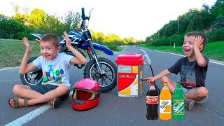 Kids Ride on Dirt Cross Bike \ Childrens Power Wheels Toy \ Kidsococo Club Family Fun [upl. by Acsicnarf]