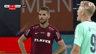 GOOOL CFR Cluj  UTA 12 Costache îi întoarce favorul lui Omondi și îi oferă un assist [upl. by Idnim]