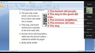 09th English TN Discussion of Question and Answers The Envious Neighbour [upl. by Sonia]