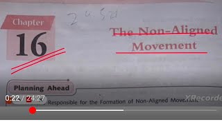 ICSE class 10 history chapter 16 The Non Aligned Movement [upl. by Nella]