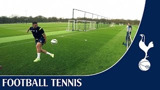 Chadli amp Bentaleb vs Townsend amp Miles  Spurs Football Tennis [upl. by Letsyrhc182]