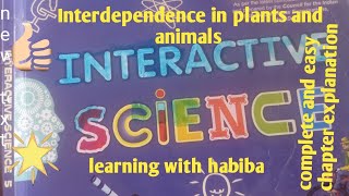 class5 icsce boardchapter explanationInterdependence in 🌴plants and🦣 animal living and non living [upl. by Poole]