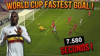 World Cup fastest goal  75 Seconds by Benteke Gibraltar VS Belgium 10102016 HD [upl. by Renny723]