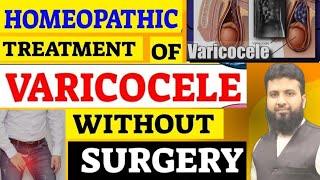 Varicocele treatment in homeopathy• [upl. by Anoirb]