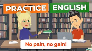 Easy to Learn English Speaking Practice  Shadowing English Conversation Listening [upl. by Eivi]