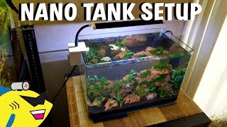 FRESHWATER NANO AQUARIUM SETUP AND TUTORIAL [upl. by Gray]