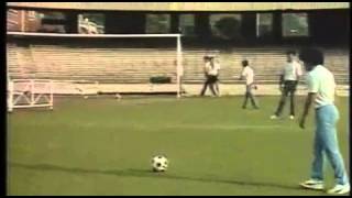 Maradonas first time in San Paolo stadium Amazing free kick [upl. by Anitsugua]