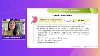 AULA NUTRIÇÃO BÁSICA Digestão absorção e transporte de nutrientes  NUTRIÇÃO [upl. by Ettelorahc]