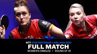 FULL MATCH  Manika BATRA vs Bernadette SZOCS  WS R16  WTTLjubljana 2023 [upl. by Lorelle]