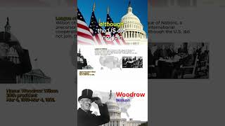 Who is woodrow wilson  US president and his Achievements [upl. by Eran]