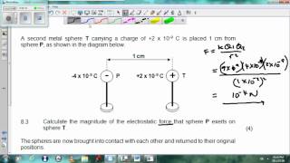 Electrostatics exam question [upl. by Rebmit373]