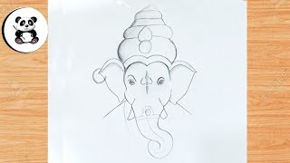 Chintamani ganpati bappa Raja face pencildrawingTaposhiartsAcademy [upl. by Carlita790]