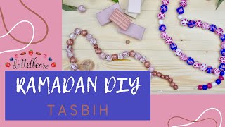 Tasbih DIY  Gebetskette aus Fimo basteln  Das perfekte Geschenk für den Ramadan [upl. by Hartman]