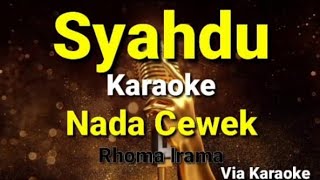 SyahduKaraoke DangdutNada cewekRhoma Irama [upl. by Janean380]