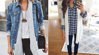 20 Style Tips On How To Wear Long Cardigans This Winter [upl. by Ymmij56]