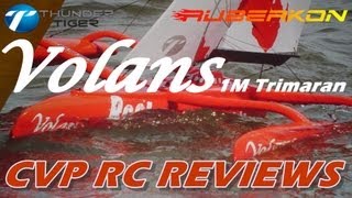 CVP RC Reviews Volans 1M Racing Trimaran Part1 [upl. by Jarv]