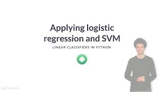 Python Tutorial  Applying logistic regression and SVM [upl. by Enail]