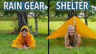 My Poncho Tarp and Bivy Setup [upl. by Icnan921]