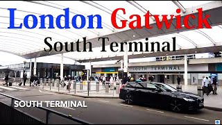 【Airport Tour】2023 London Gatwick Airport South Terminal Checkin and Arrival Area [upl. by Nednyl]