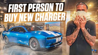 BUYING THE FIRST 250K ELECTRIC DODGE CHARGER OFF THE SEMA SHOW ROOM FLOOR [upl. by Maureene]