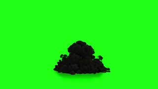 Gas Bomb Green Screen 4K  Free to use [upl. by Ynagoham]