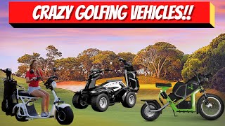 The BEST NEW Golf Carts For 2020  The CRAZIEST NEW GOLFING VEHICLES  Make Golf More Fun [upl. by Ayin473]