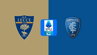 Lecce VS Empoli  Italy Serie A Match Prediction [upl. by Atnas491]