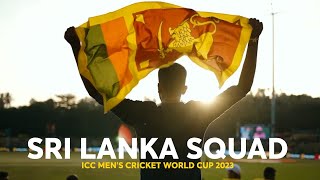 Sri Lanka squad for the ICC Mens Cricket World Cup 2023 [upl. by Arrait]