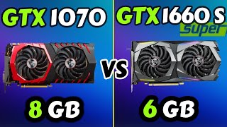 GTX 1070 vs GTX 1660 Super  Test in 10 Games [upl. by Gladwin559]