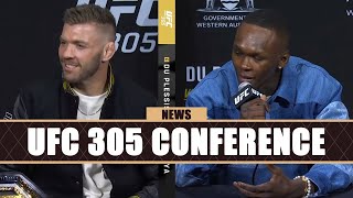 My UFC 305 Press Conference Question Caused It To Pop Off…  MMArcade News [upl. by Nylzor727]