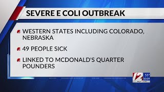 Deadly E coli outbreak linked to McDonald’s Quarter Pounders sickens 49 people in 10 states [upl. by Oxley]